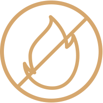 No fire, no ash, no burn