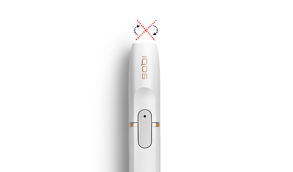 Man Holding IQOS 3 White