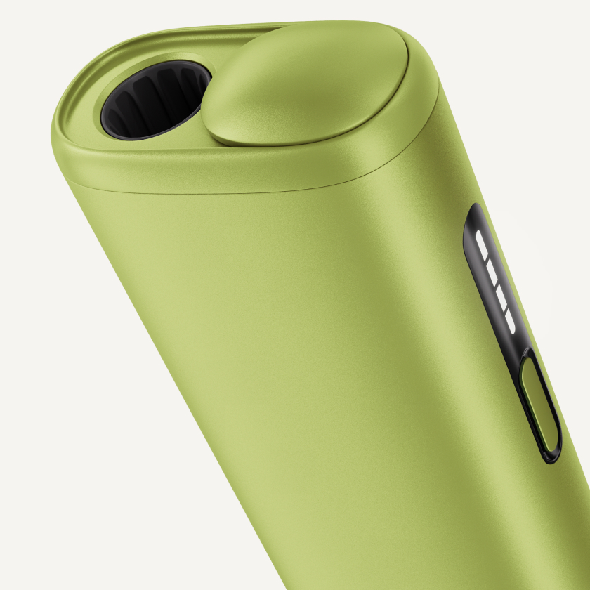 Dispositivo IQOS ILUMA i ONE Verde, detalhe vista de topo