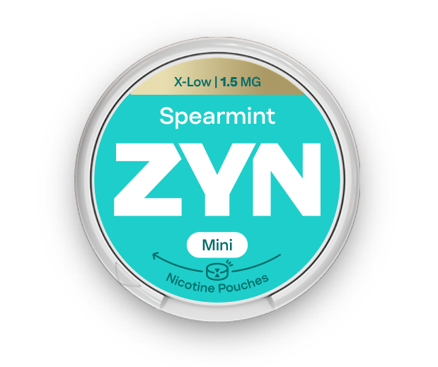 ZYN SPEARMINT Slim - light green nicotine pouch can