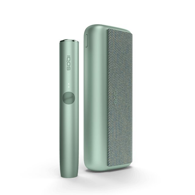 Um equipamento IQOS ILUMA PRIME verde