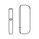 Uma ilustração de um equipamento IQOS ILUMA.