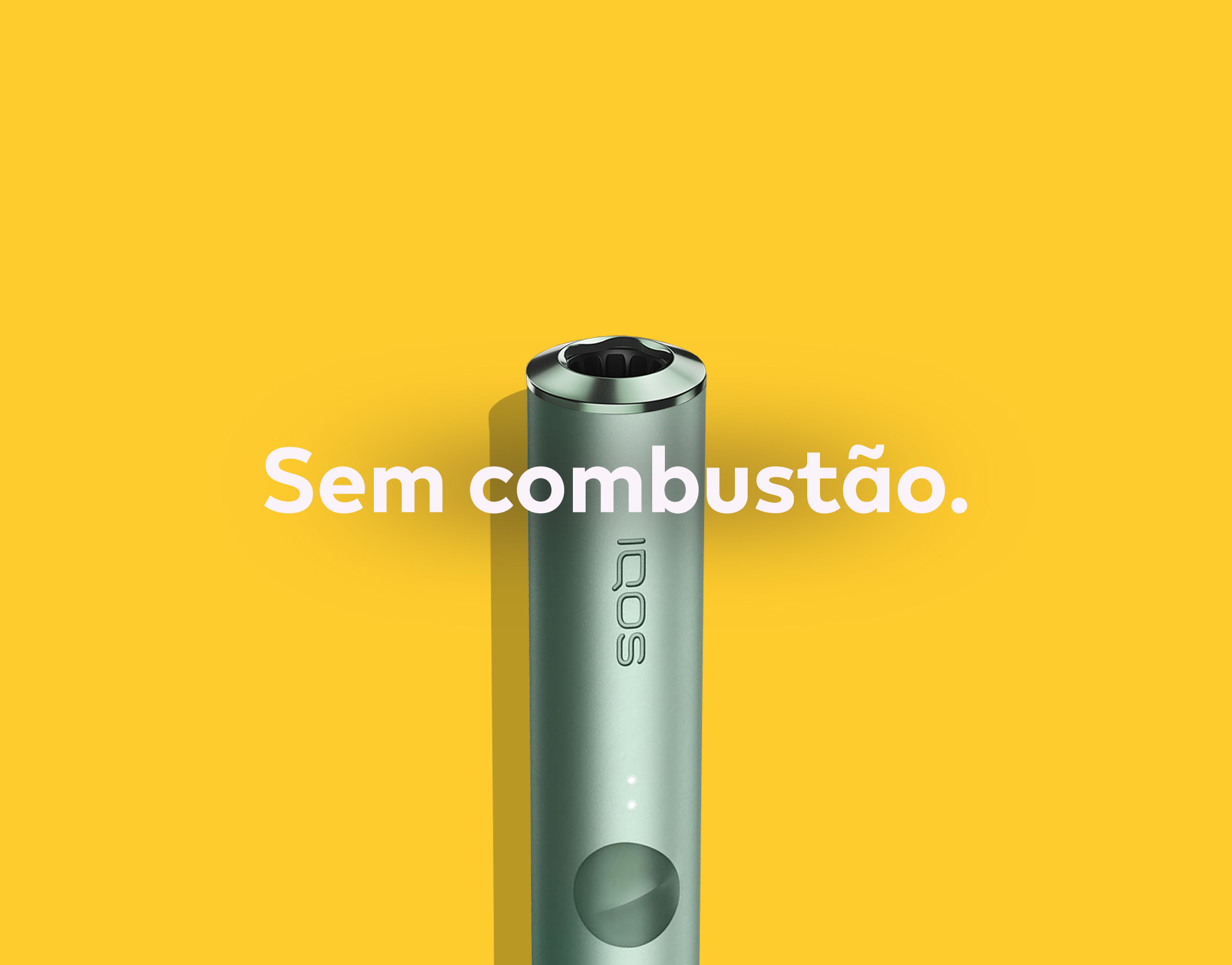 Cigarette filter with brown combustion stains compared to IQOS 3 DUO holder