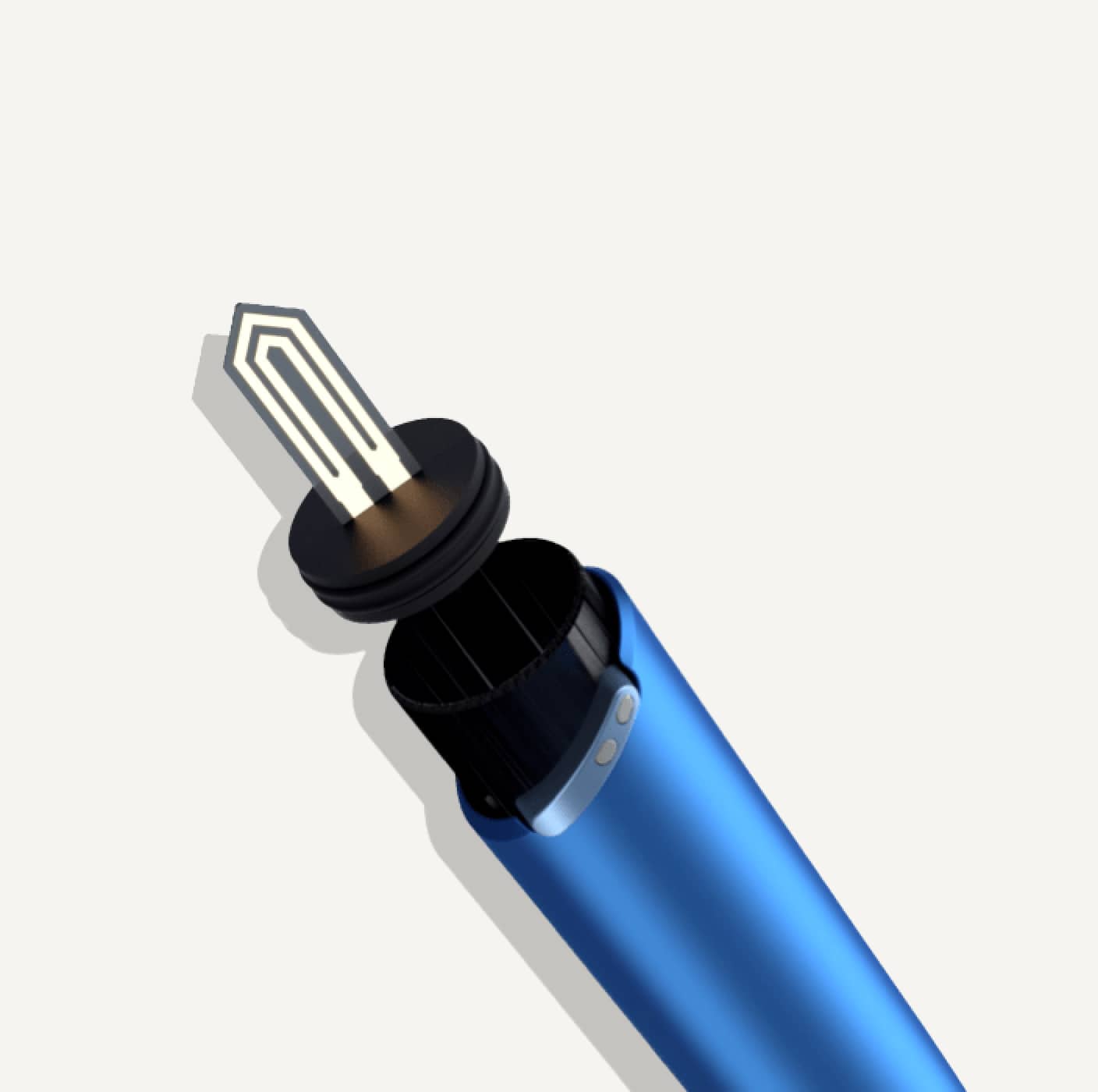 Um equipamento IQOS verde.