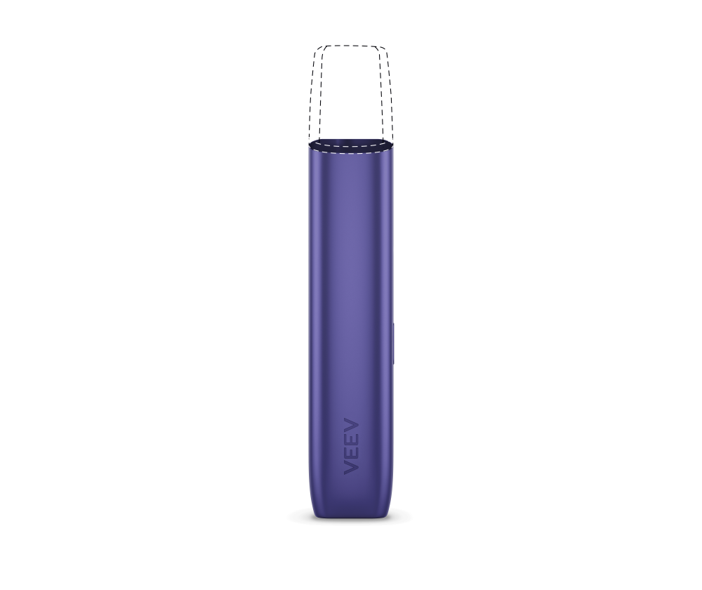Dispositivo veev one roxo edição limitada, visto de frente. main