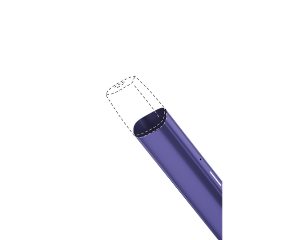 Dispositivo veev one roxo edição limitada, imagem do topo do dispositivo. main
