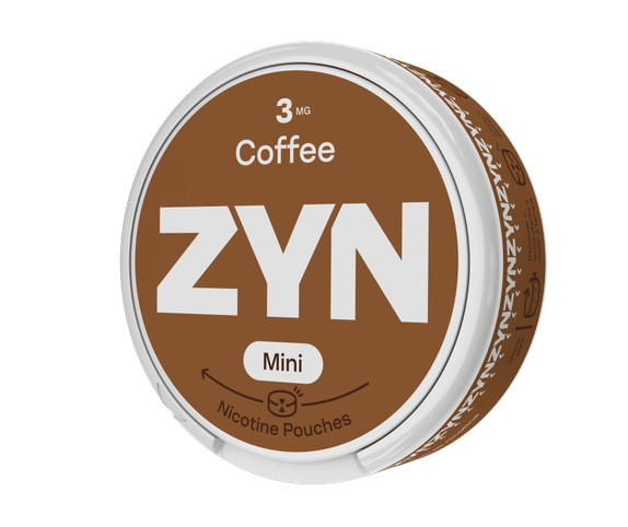Embalagem de ZYN Coffee Mini 3 MG orientada para a esquerda. main
