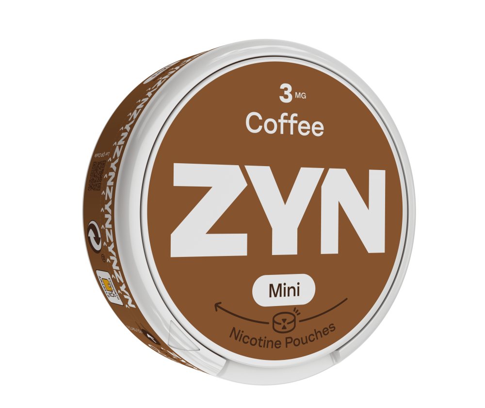 Embalagem de ZYN Coffee Mini 3 MG orientada para a direita. main
