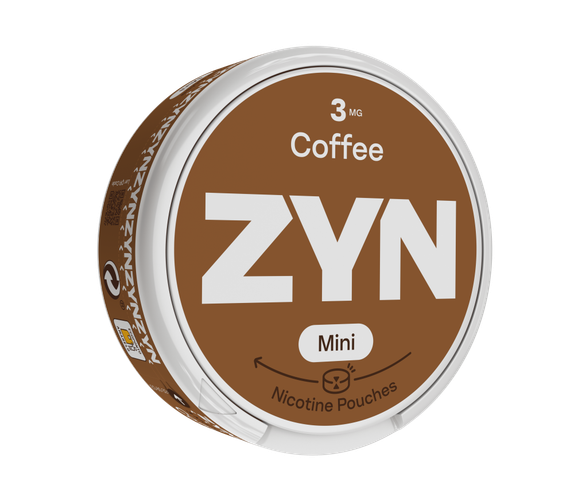 Embalagem de ZYN Coffee Mini 3 MG orientada para a direita. main