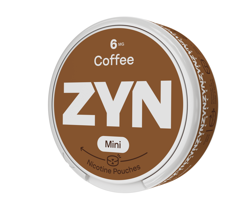 Embalagem de ZYN Coffee Mini 6 MG orientada para a esquerda. main