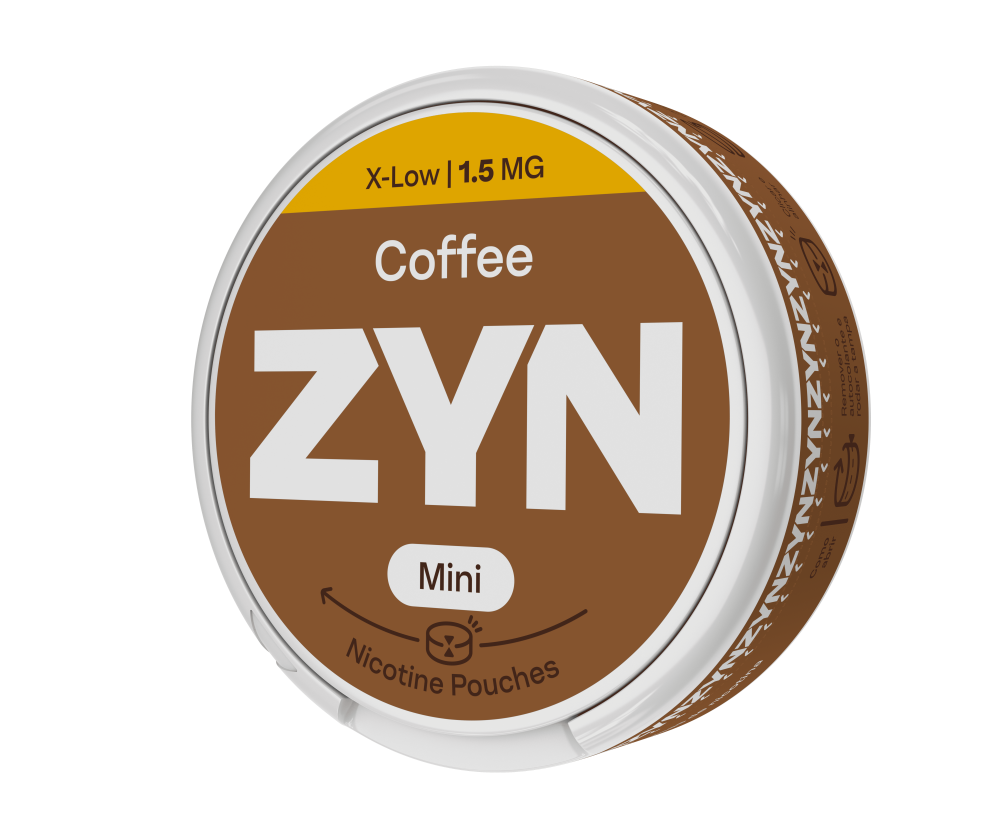 Embalagem de ZYN Coffee X-Low Mini 1,5 MG orientada para a esquerda. main