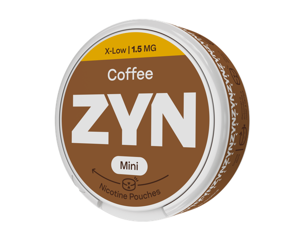 Embalagem de ZYN Coffee X-Low Mini 1,5 MG orientada para a esquerda. main