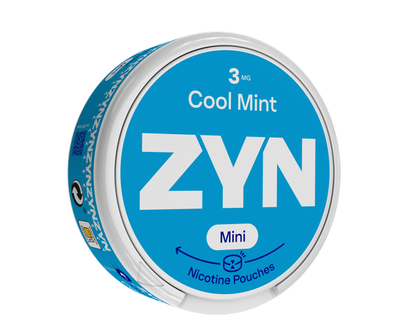 Embalagem de ZYN Cool Mint Mini 3 MG orientada para a direita. main