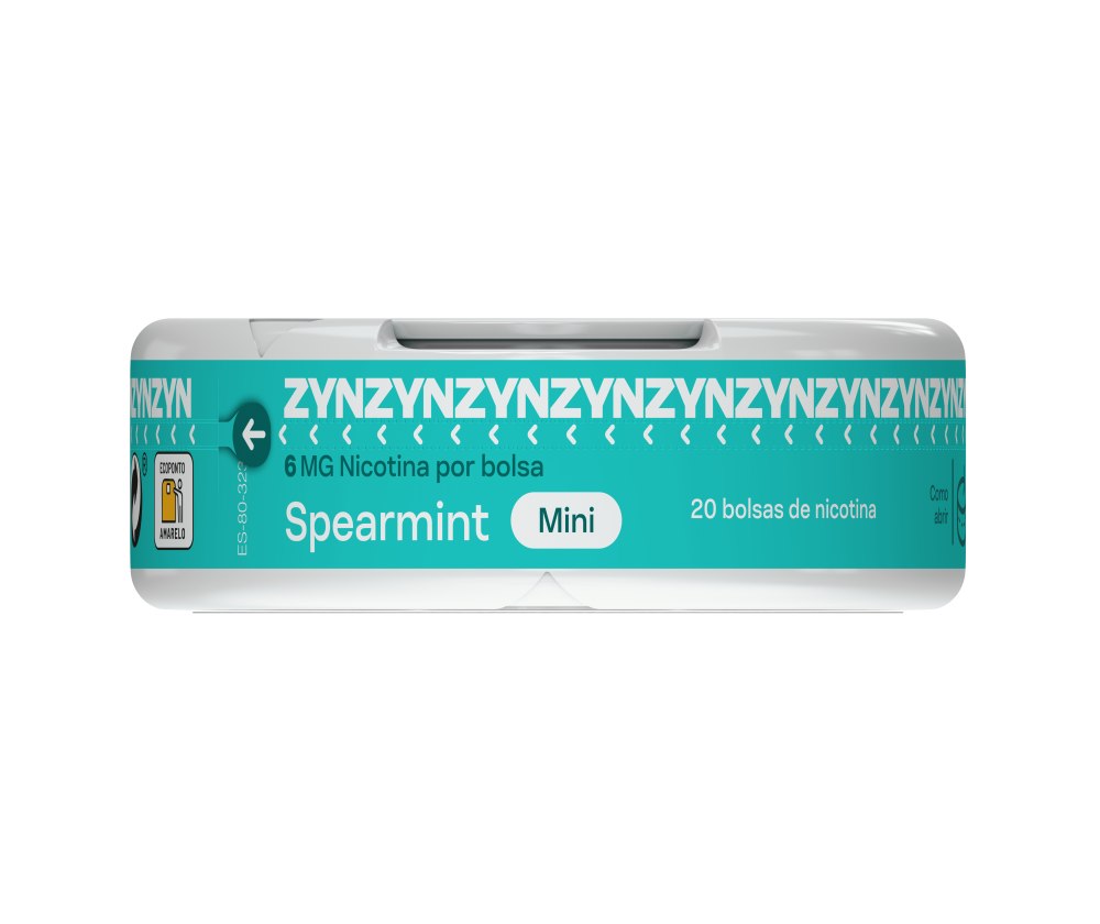Caixa ZYN Spearmint Mini 6 MG Lado tras main