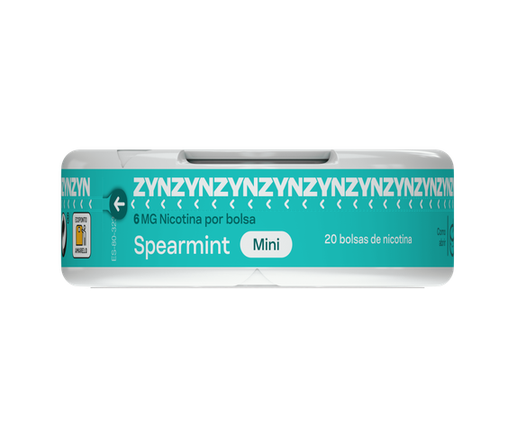 Caixa ZYN Spearmint Mini 6 MG Lado tras main
