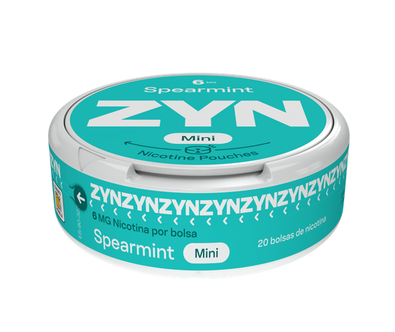 Caixa ZYN Spearmint Mini 6 MG Lado frente main