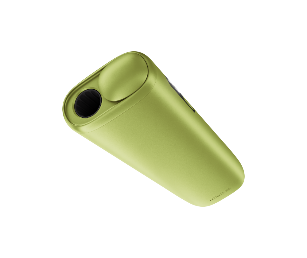 Dispositivo IQOS ILUMA i ONE Verde, detalhe vista de topo