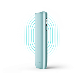 Dispositivo IQOS ILUMA i ONE Azul Claro na vertical