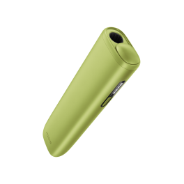 Dispositivo IQOS ILUMA i ONE Verde, na vertical, orientado para a direita