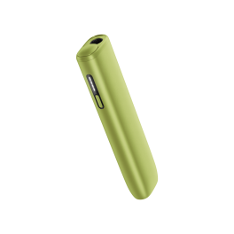 Dispositivo IQOS ILUMA i ONE Verde, na vertical, orientado para a esquerda