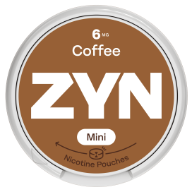 Embalagem de ZYN Coffee Mini 6 MG.