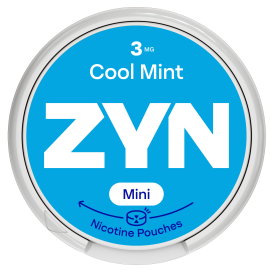Embalagem de ZYN Cool Mint Mini 3 MG.