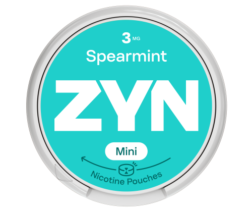 Embalagem de ZYN Spearmint Mini 3 MG.