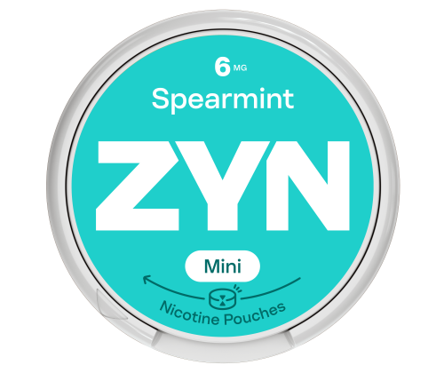 Embalagem de ZYN Spearmint Mini 6 MG.